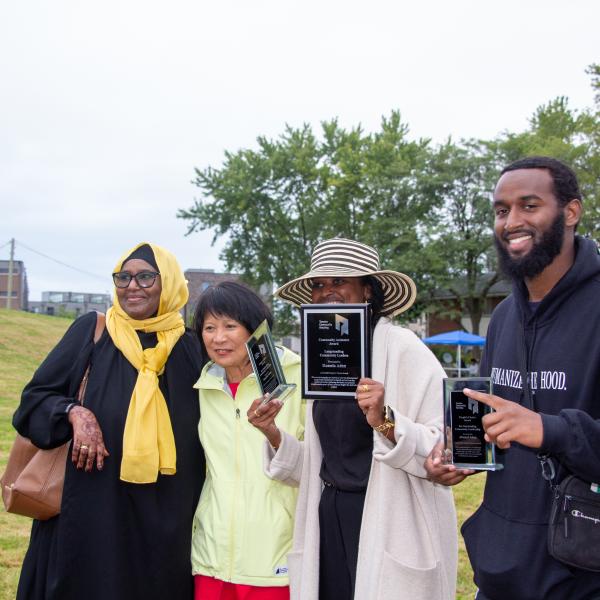 Lawrence Heights residents and Mayor Olivia Chow