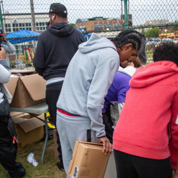 A feature of TCHC’s Lawrence Heights Summer Festival are community giveaways for local children and youth for a successful start to the upcoming school year. 