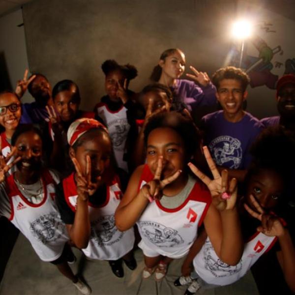 Participants of the LOHO basketball program