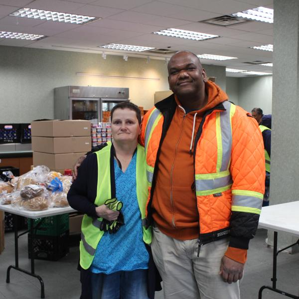 TCHC tenant volunteers Val and Phil