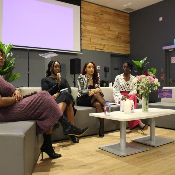 speakers at an IAM event