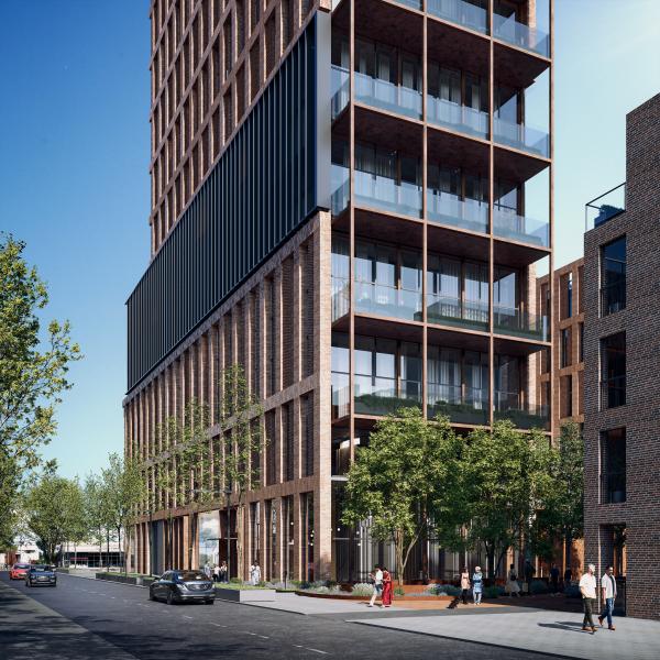 rendering of newbuilding at Regent Park 4A