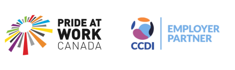 Pride at work and CCDI employer partner logo