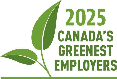 Canada's greenest employers 2025 logo