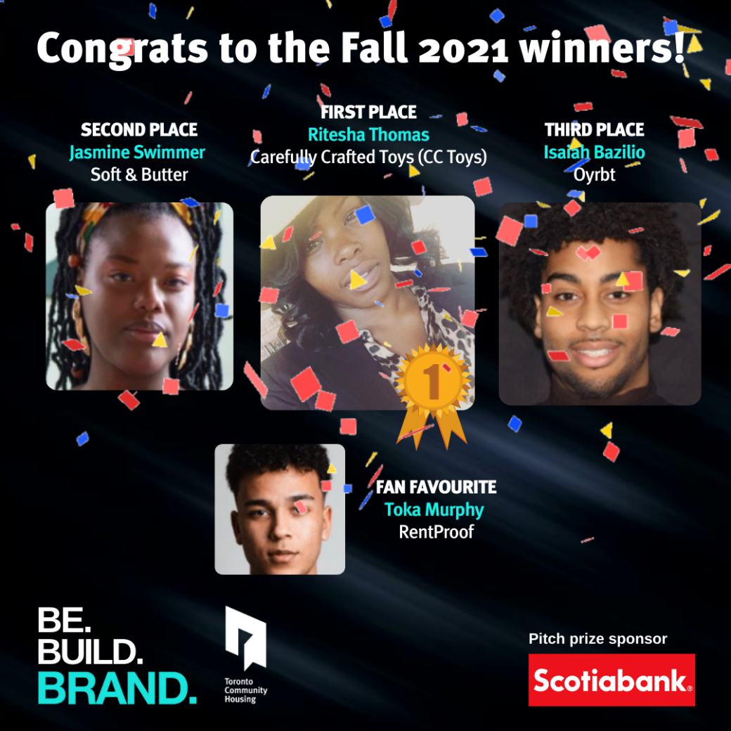 Fall 2021 Be.Build.Brand winners