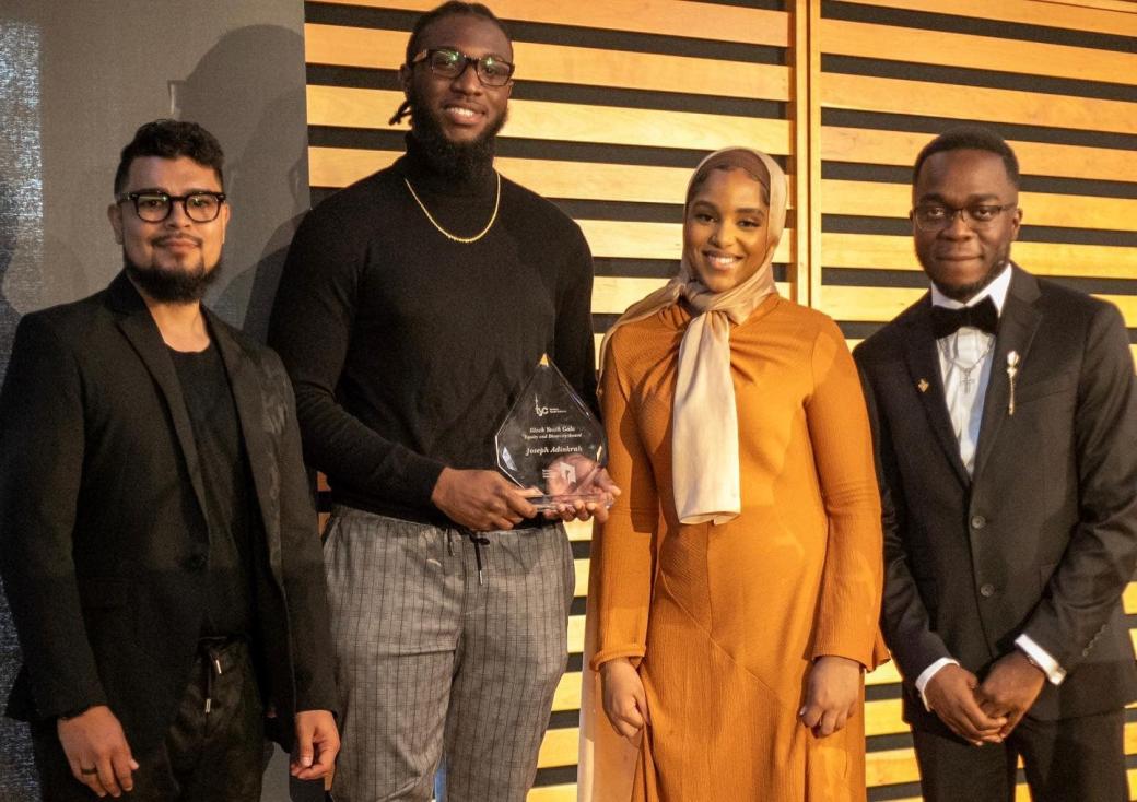 Joseph Adkinkrah and members of the Toronto Youth Cabinet. Photo credit: Toronto Youth Cabinet.