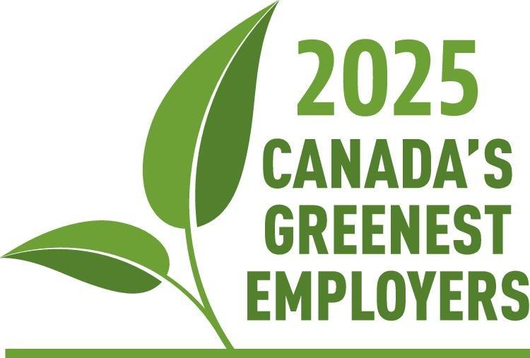 Canada's greenest employers 2025 logo Canada's greenest employers 2025 logo