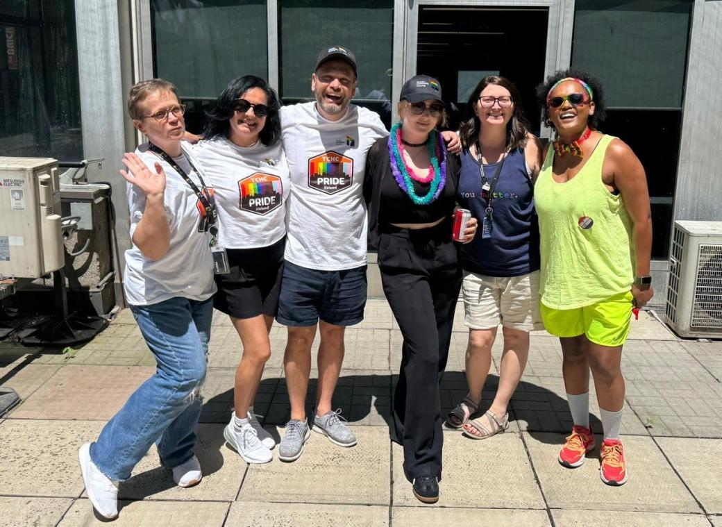 Staff at the 2025 Pride celebrations