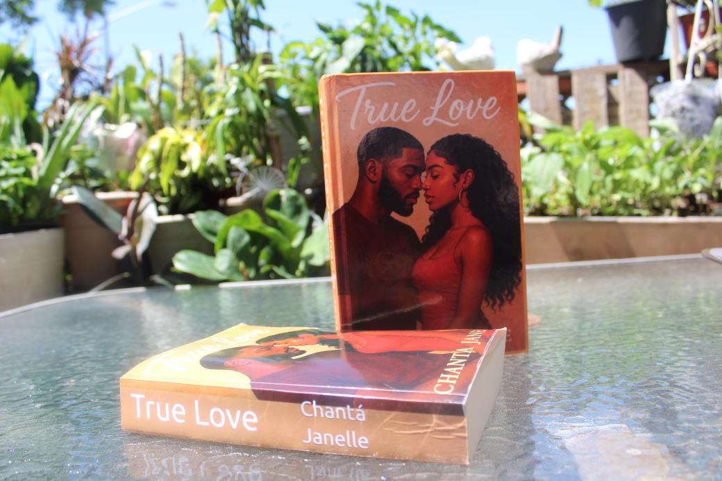 book titled True Love sitting on a table